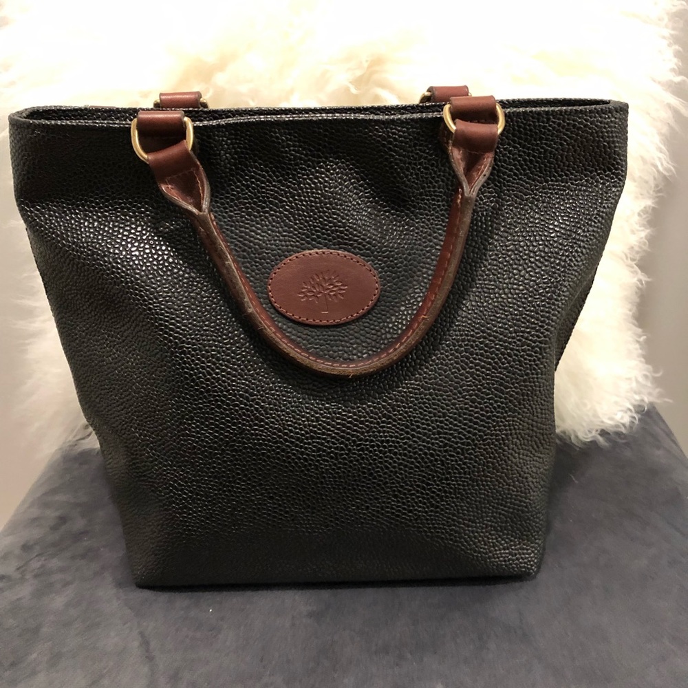 Authentic Vintage Mulberry Scotch Grain Handbag